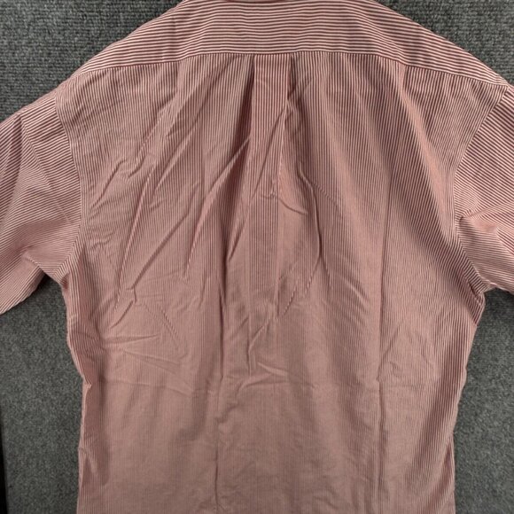 Brooks Brothers Red Non-Iron Button-Down 17.5 34/35 Slim Striped Cotton Shirt - Picture 14 of 14
